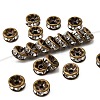 Brass Rhinestone Spacer Beads X-RB-A014-Z8mm-01AB-NF-1