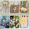 12Pcs 6 Colors Flower Shape Cotton Knitted Costume Ornament Accessories DIY-FG0005-34-6