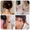 10Pcs Preserved Rose Pendants KY-TA0001-59B-9