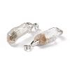 Natural Lodolite Quartz Pendants LS-G-H259-07P-03-3