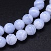 Grade A Natural Blue Lace Agate Beads Strands G-F222-29-6mm-2