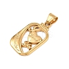 304 Stainless Steel Pendants Ion Plating(IP) LS-STAS-K316-05G-2