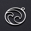 Non-Tarnish 201 Stainless Steel Laser Cut Pendants STAS-S105-T966-1-2
