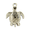 Tibetan Style Alloy Sea Turtle Pendants TIBEP-22101-AS-LF-2