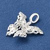 Rack Plating Brass Micro Pave Cubic Zirconia Pendants KK-M014-11P-2