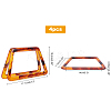 4Pcs 2 Colors Plastic Bag Handle KY-PH0001-13-2