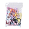 14Pcs Spray Painted Eco-Friendly Alloy Swivel Snap Hook Clasps FIND-FS0004-59-6