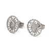 Non-Tarnish 304 Stainless Steel Stud Earring Cabochon Settings EJEW-I281-02P-1