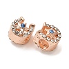 Alloy Rhinestone European Beads FIND-Q115-06RG-2