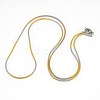 Trendy Unisex 201 Stainless Steel Snake Chain Necklaces NJEW-L043-06-2
