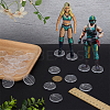 Acrylic Action Figure Display Pedestals ODIS-WH0038-233B-4