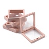 5Pcs Square Transparent PE Thin Film Suspension Jewelry Display Box CON-FS0001-19A-2