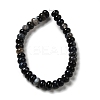 Natural Black Agate Beads Strands G-H295-C03-06-3