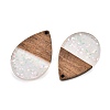 Epoxy Resin & Walnut Wood Pendants RESI-T057-11A-2