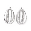 Non-Tarnish 304 Stainless Steel Pendants STAS-C003-11P-1