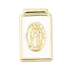 Brass Enamel Pendants KK-L262-28G-A02-1