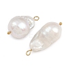 Natural Freshwater Pearl Keshi Pearl Pendants STAS-D378-05G-2