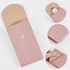 5Pcs 5 Colors Rectangle Imitation Leather Single Watch Storage Bag ABAG-NB0002-02-3