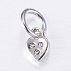 Brass Micro Pave Cubic Zirconia Charms ZIRC-E135-29P-2
