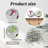 1000Pcs Opaque Acrylic Beads OACR-PA0001-34D-2