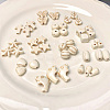 100Pcs 10 Styles Synthetic Howlite Beads G-GO0001-20-5