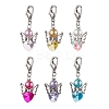 Heart Angel Glass Pendant Decoration HJEW-JM01980-1