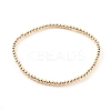 Glass & Brass Stretch Beaded Bracelets Sets BJEW-JB06150-8