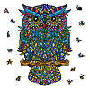 DIY Wooden Assembly Animal Toys Kits for Boys and Girls AJEW-WH0344-0015-1