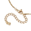 2Pcs 2 Colors 304 Stainless Steel Singapore Chain Bracelet Makings AJEW-JB01321-5
