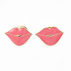 Eco-Friendly Zinc Alloy Enamel Brooches JEWB-N003-06-1