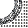 2 Strands Non-magnetic Synthetic Hematite Beads Strands G-AR0005-90-1