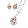 304 Stainless Steel Jewelry Sets SJEW-H143-04-2
