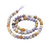 Natural Lilac Jade Beads Strands X-G-F674-01-4mm-2