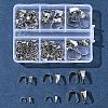 189Pcs 201 Stainless Steel Snap on Bails STAS-FS0001-73-7