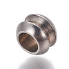 Non-Tarnish 201 Stainless Steel European Beads X-STAS-P239-13P-2