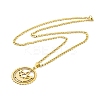 304 Stainless Steel Enamel Necklaces NJEW-Q338-10G-2