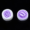 Handmade Polymer Clay Beads CLAY-N008-041E-2