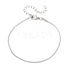 304 Stainless Steel Snake Chain Bracelets for Women BJEW-G775-02P-4