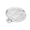 Tibetan Style Alloy Coin Pendants LS-TIBEP-GC001-AS-RS-2