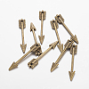 Tibetan Style Zinc Alloy Arrow Pendants LS-TIBEP-M002-102-NR-2