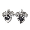 Natural Obsidian Pendants G-P491-02AS-05-2