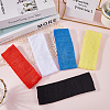5Pcs 5 Colors Cotton & Spandex Yarns Exercise Elastic Headbands OHAR-CY0001-13-3