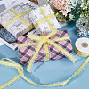 10 Yards Polyester Pleated Lace Trim OCOR-WH0080-93B-6