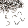 Tarnish Resistant Stainless Steel Bead Tips X-STAS-R061-01-5
