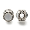 Rack Plating Alloy European Beads FIND-H005-02P-02-1