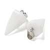 Natural White Jade Pendants G-B127-13P-05-2