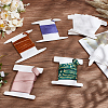 80Pcs 2 Styles Cardboard Paper Ribbon Spool Storage Organizer Holder CDIS-PH0001-61-5