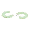 Acrylic Sun Stud Earrings EJEW-I287-01C-2