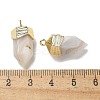 Natural Crazy Agate Faceted Pendants G-G181-03G-09-3