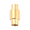 Ion Plating(IP) 304 Stainless Steel Magnetic Clasps with Glue-in Ends STAS-F276-04G-1